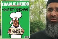 Titulka Charlie Hebdo je válečný zločin, který se tresá smrtí, odsoudil poslední číslo časopisu islámský duchovní