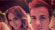 Krásná Ann Kathrin Brommel a její přítel fotbalista Mario Götze