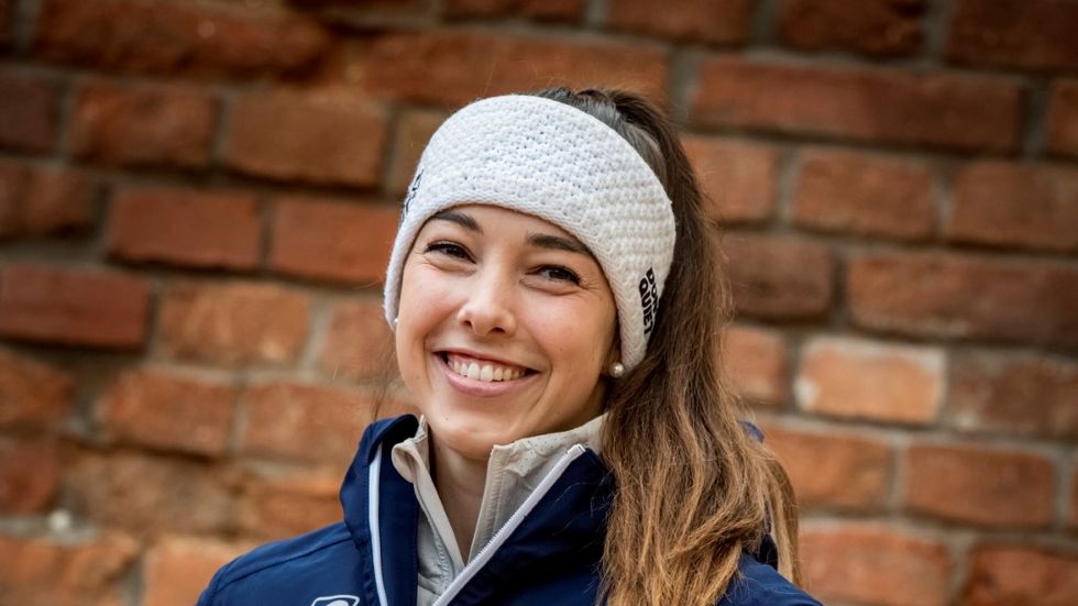 Skeletonistka Anna Fernstädtová před začátkem sezony