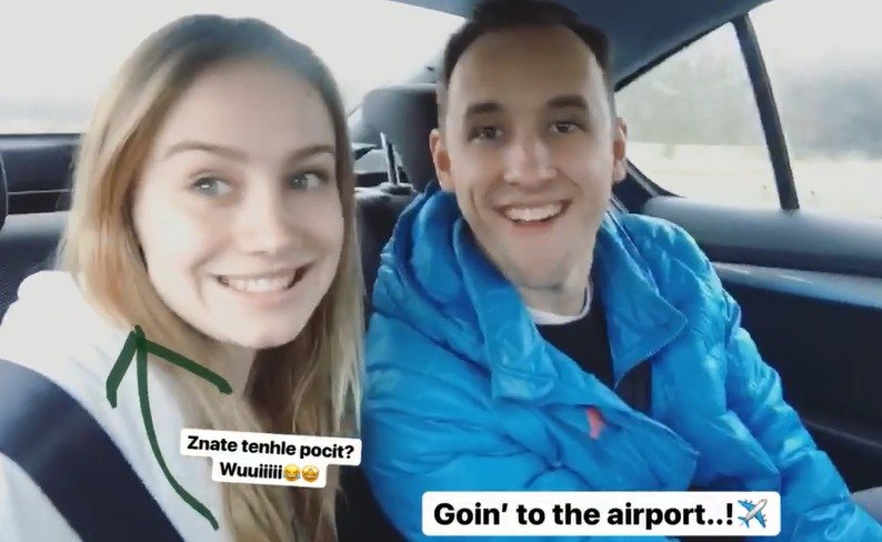 Anna Kadeřávková a Johan Mádr vyrazili do Dubaje.