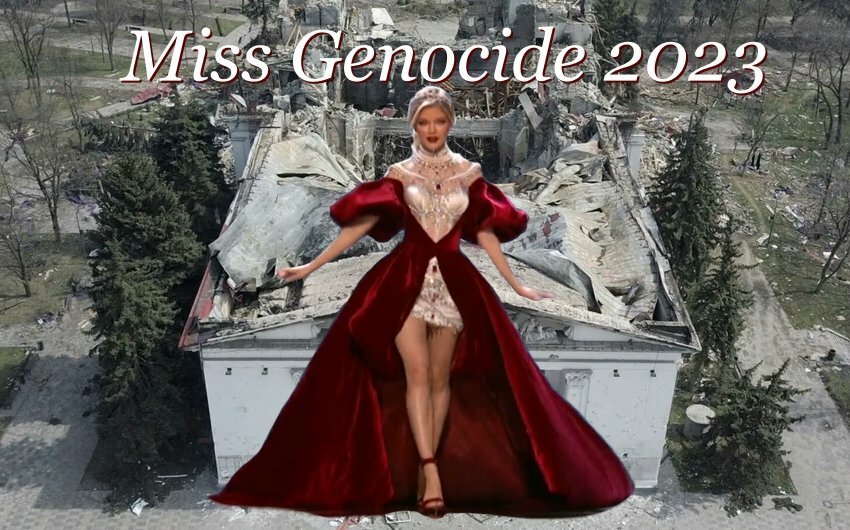 Někteří modelku nazývají jako &#34;Miss Genocide&#34;.