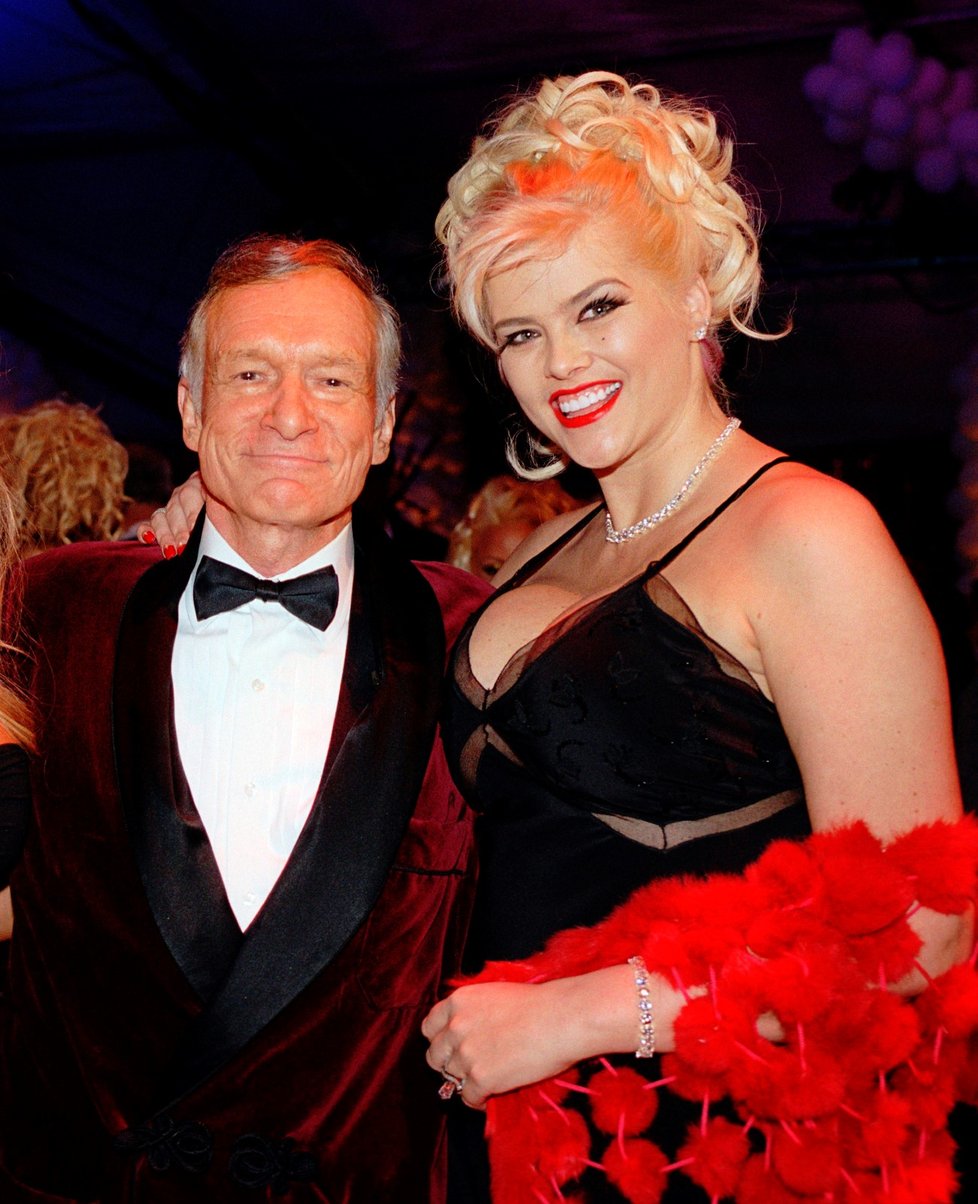 Anna Nicole Smith (†39) a šéf Playboye Hugh Hefner