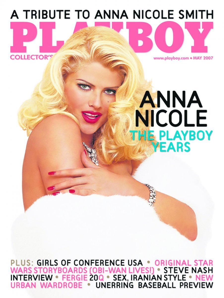 Anna Nicole Smith na obálce Playboye