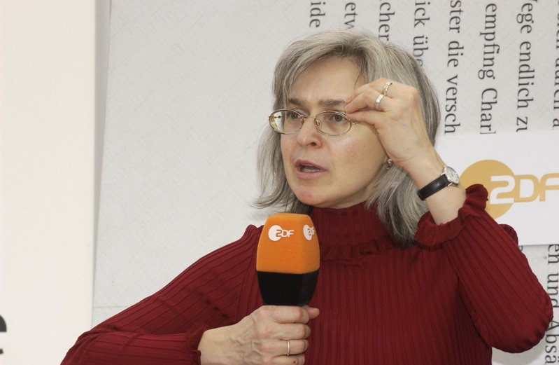 Zavražděná novinářka Anna Politkovská (2005).