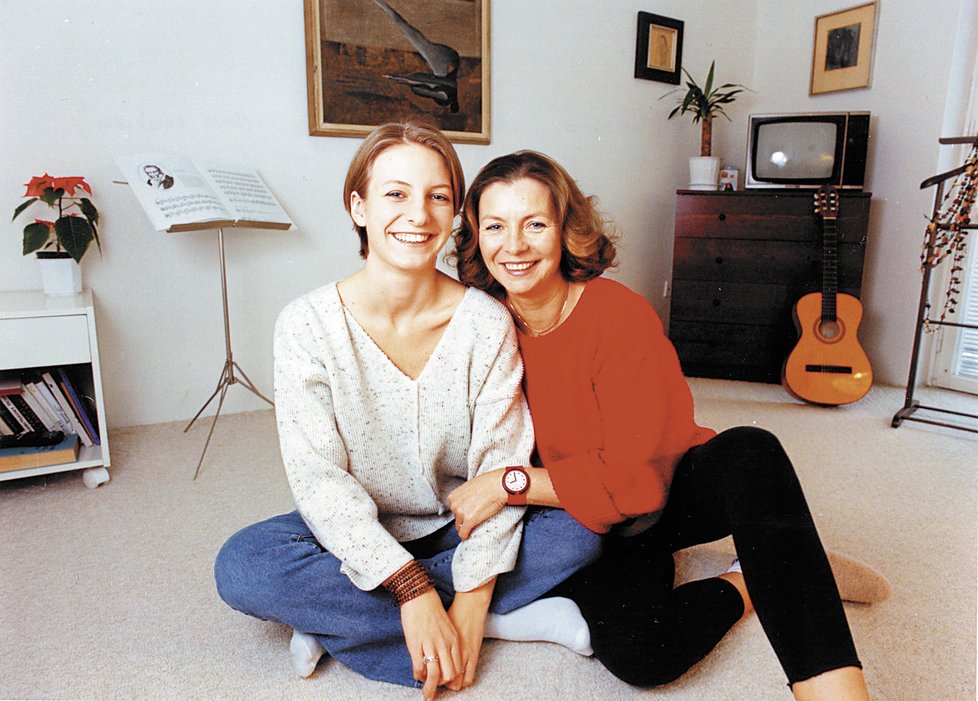 Anna Polívková s maminkou Evelynou Steimarovou