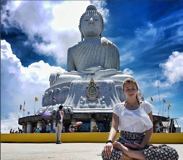 Meditováním Slováčková na dovolené odpočívá.