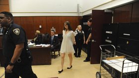 Anna Sorokinová u soudu.