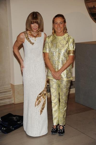 Anna Wintour a Miuccia Prada