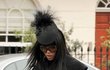 Naomi Campbell na pohřbu Alexandera McQueena