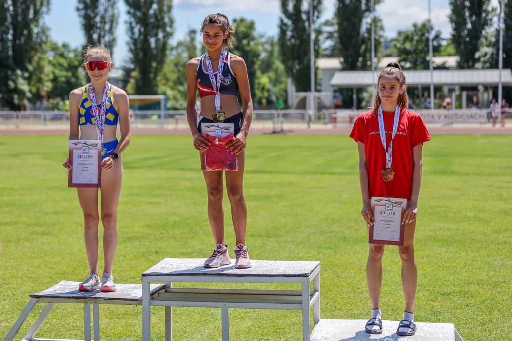 Dívka v balerínkách Annamária Horváthová roste v profesionální závodnici.