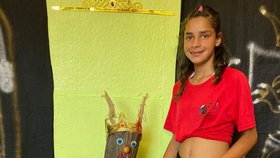 Dívka z romské osady Annamária zvítězila v běžeckých závodech  i v obyčejných balerínkách.