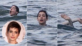 Anne Hathaway se málem utopila v moři: Zachránil ji surfař