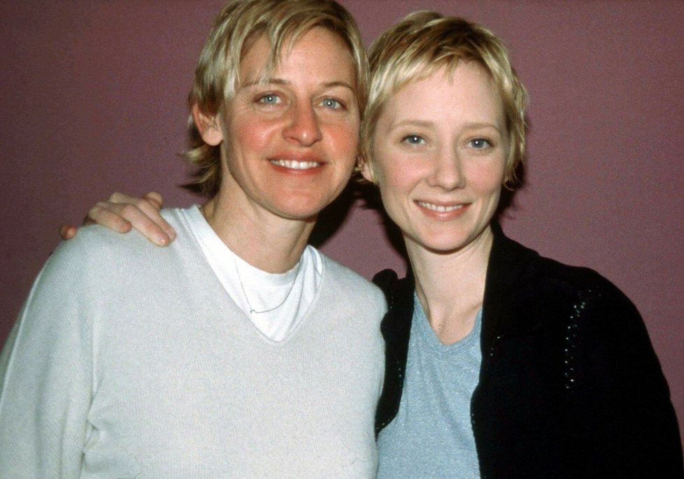 Ellen DeGeneresová a Anne Hecheová