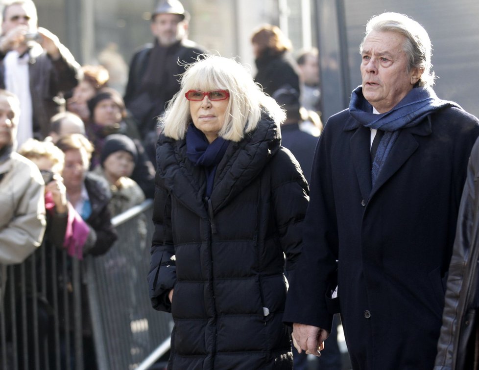 Alain Delon s herečkou Mireille Darc