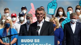 Hnutí ANO zahájilo ostrou v Ústí nad Labem ostrou fázi kampaně. Babiš se chce rvát do roztrhání těla. (2. 9. 2021)