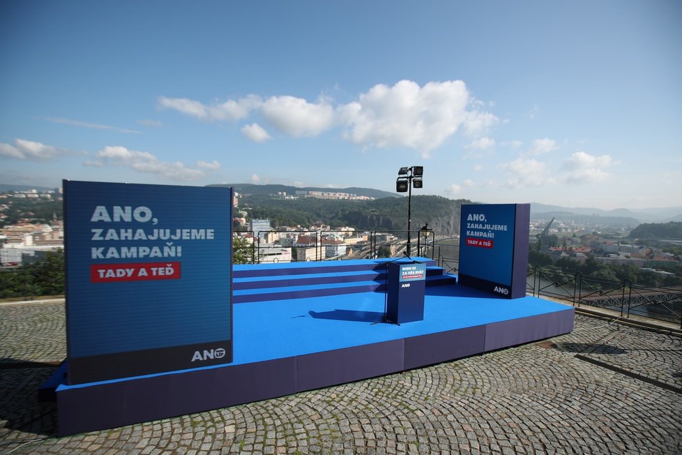 Hnutí ANO zahájilo ostrou v Ústí nad Labem ostrou fázi kampaně. Babiš se chce rvát do roztrhání těla. (2. 9. 2021)