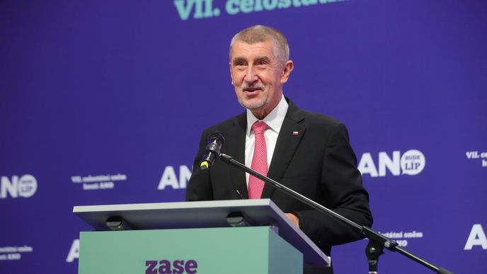Sněm hnutí ANO: Andrej Babiš byl znovu zvolen předsedou. (10. 2. 2023)