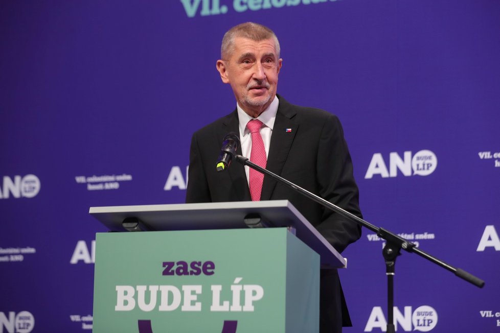 Sněm hnutí ANO: Andrej Babiš byl znovu zvolen předsedou. (10. 2. 2023)
