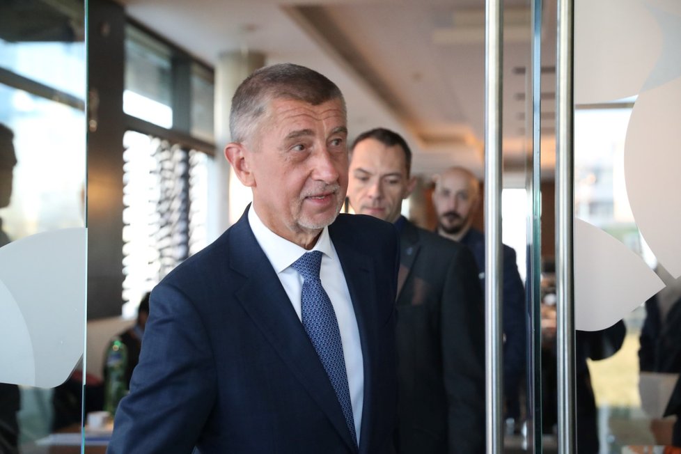 Andrej Babiš na pátém volebním sněmu hnutí ANO (17. 2. 2019)