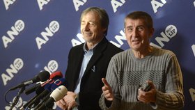 Andrej Babiš s Martinem Stropnickým