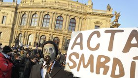 Anonymous podporují i proti dohodě ACTA