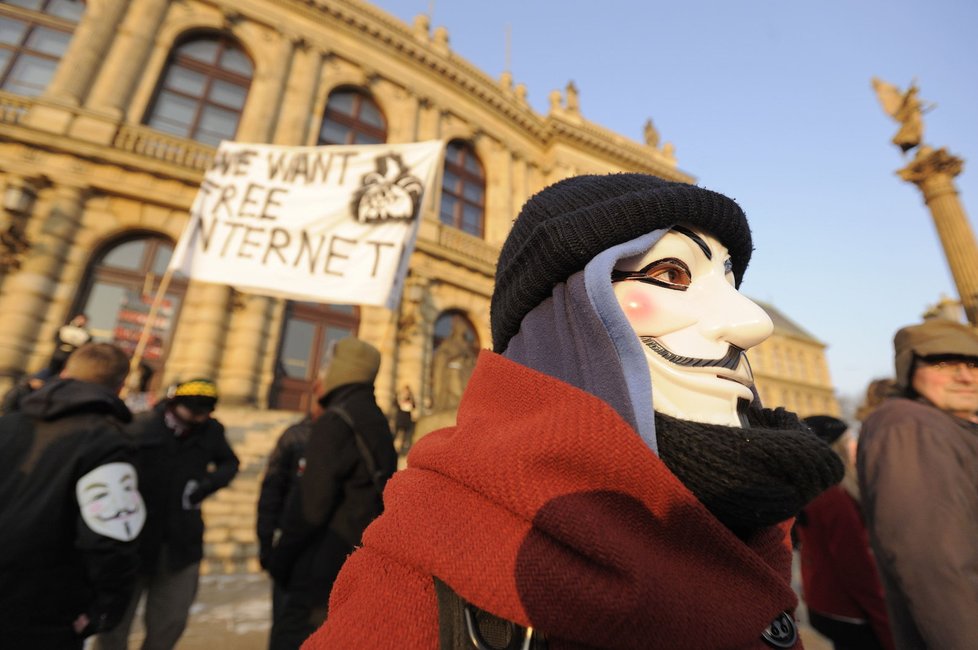 Demonstrace vznikla z popudu České pirátské strany.