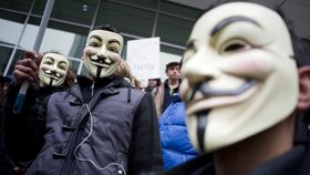 Hackeři, kteří napadli internetové stránky OSA, se hlásí k Anonymous