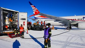 Boeing společnosti Smartwings na Antarktidě