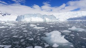 Antarktida je plná plujících ker, které s pomalu rozpouští. Vnitro zem je ale prozatím nedotčená