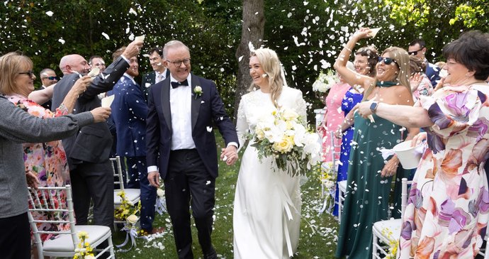 Australský premiér Anthony Albanese se oženil (29.11.2025)