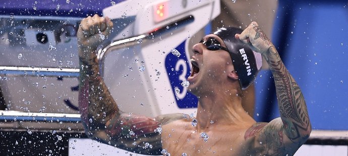 Američan Anthony Ervin se stal nejstarším olympijským šampionem v plavání