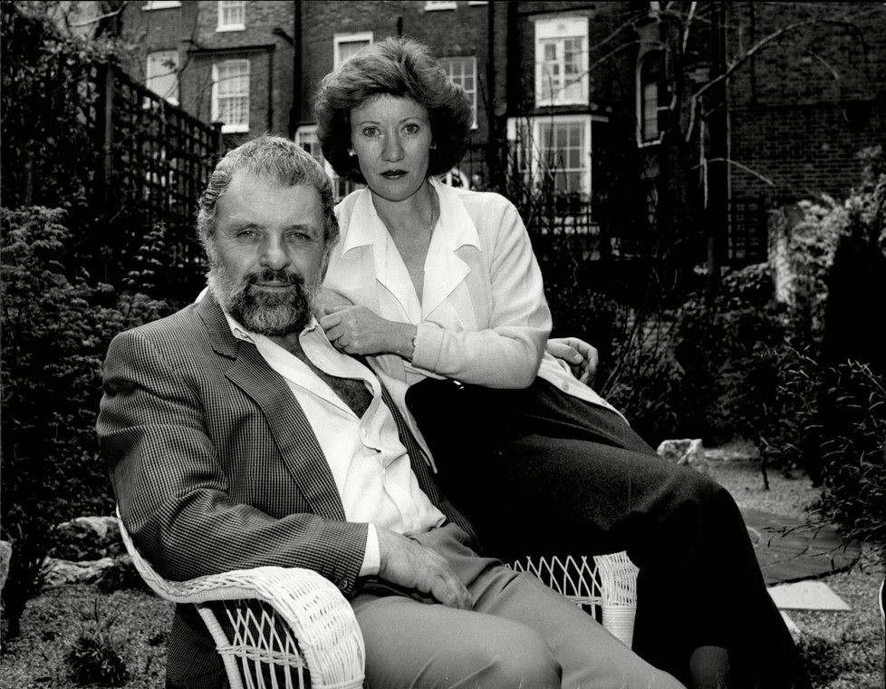 Anthony Hopkins s bývalou manželkou Jenny Lynton