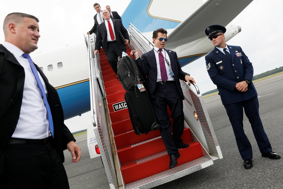 Šéf odboru komunikace Bílého domu Anthony Scaramucci