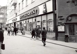 Nejstarší brněnský antikvariát stál do 7. února 1992 v České ulici 28.