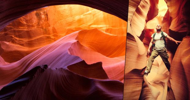 Snímky jako z jiného světa: Antilopí kaňon v Arizoně láká především fotografy