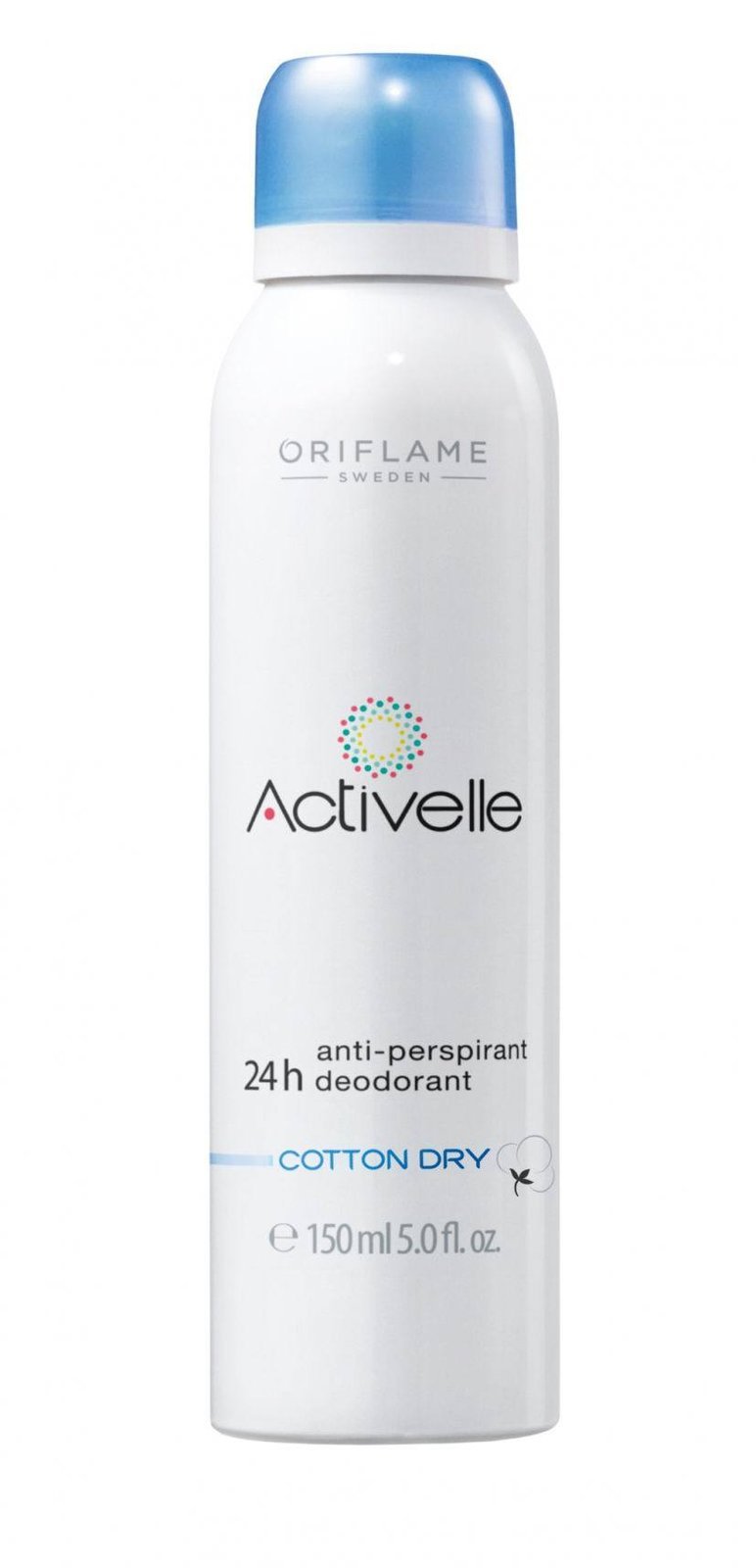 Activelle Cotton Dry, Oriflame, 139 Kč.