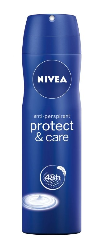 Nivea Sprej antiperspirant Protect and Care, 88 Kč, koupíte v síti drogerií