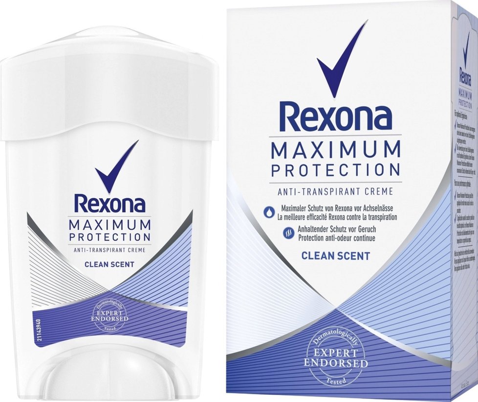 Rexona Maximum Protection Sensitive Dry deostick, 159 Kč, koupíte v síti drogerií