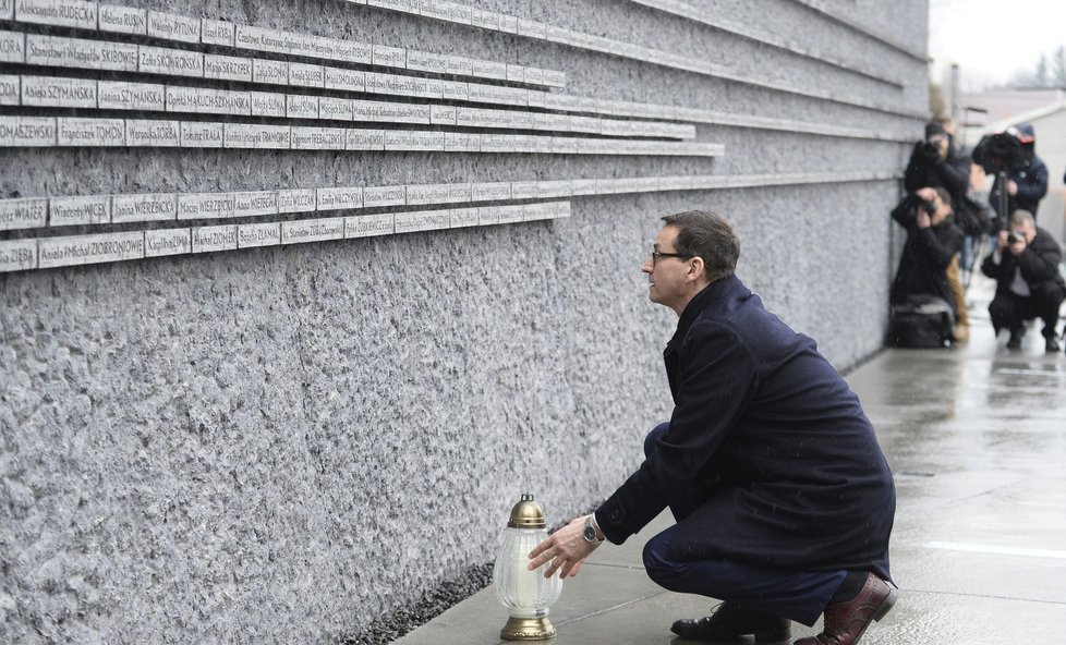 Polský premiér Mateusz Morawieck uctil památku Poláků, kteří za 2. sv. v. zachraňovali židy.
