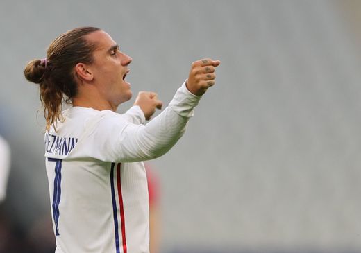 Francouzský útočník Antoine Griezmann. Francouzský útočník Antoine Griezmann.
