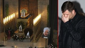 Pohřeb Antonie Hegerlikové (†89): Loučila se rodina a pár přátel, i kamarádka Vránová