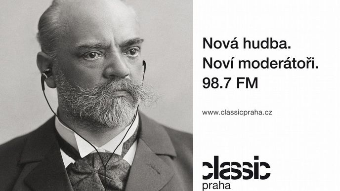 Antonín Dvořák poslouchá rádio Classic Praha