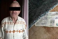 Antonín (80) ze Zlína přišel o 260 000 Kč. Měl je doma pod kobercem