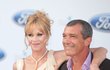 S dnes již bývalou manželkou Melanie Griffith