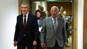 „Prezident EU" António Costa přivítal designovaného premiéra Andreje Babiše (11. 12. 2025).