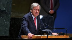 Generální tajemník OSN Antonio Guterres na Valném shromáždění OSN (19.9.2023)
