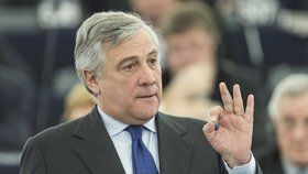Antonio Tajani, předseda europarlamentu.