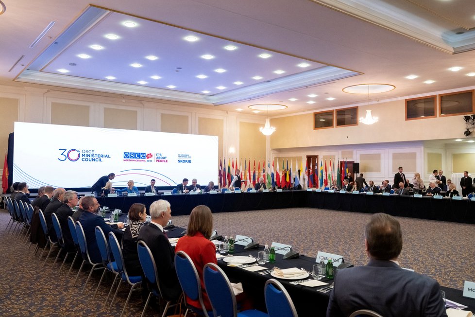 Jednání ministrů zahraničí zemí NATO ve Skopje (29.11.2023)