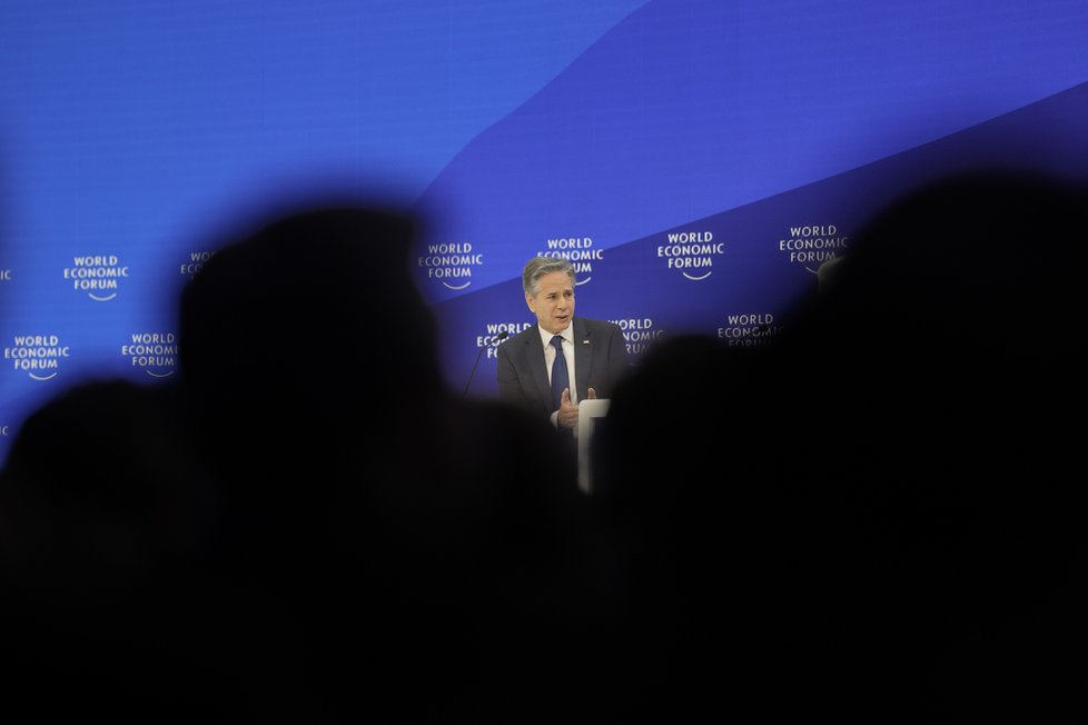 Antony Blinken v Davosu (17.1.2024)