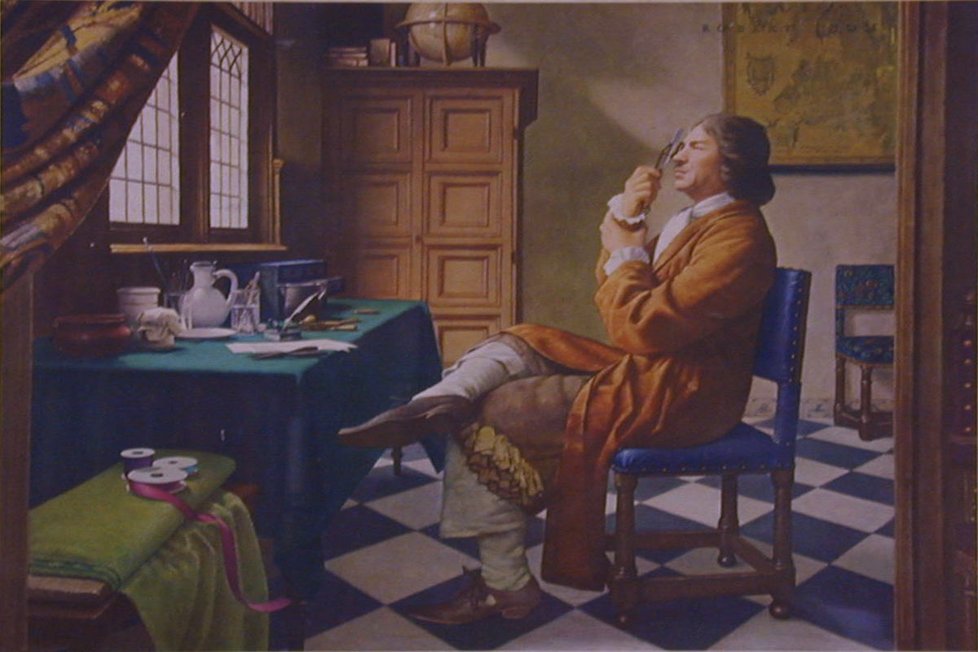 Antony van Leeuwenhoek položil základy mikrobiologie.